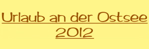 Urlaub 2012